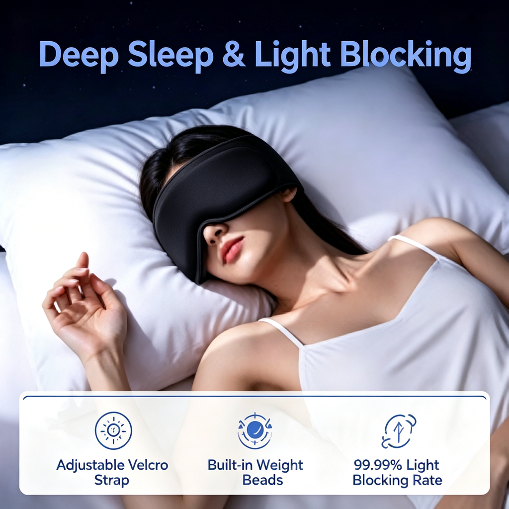 Weighted Blackout Sleep Mask