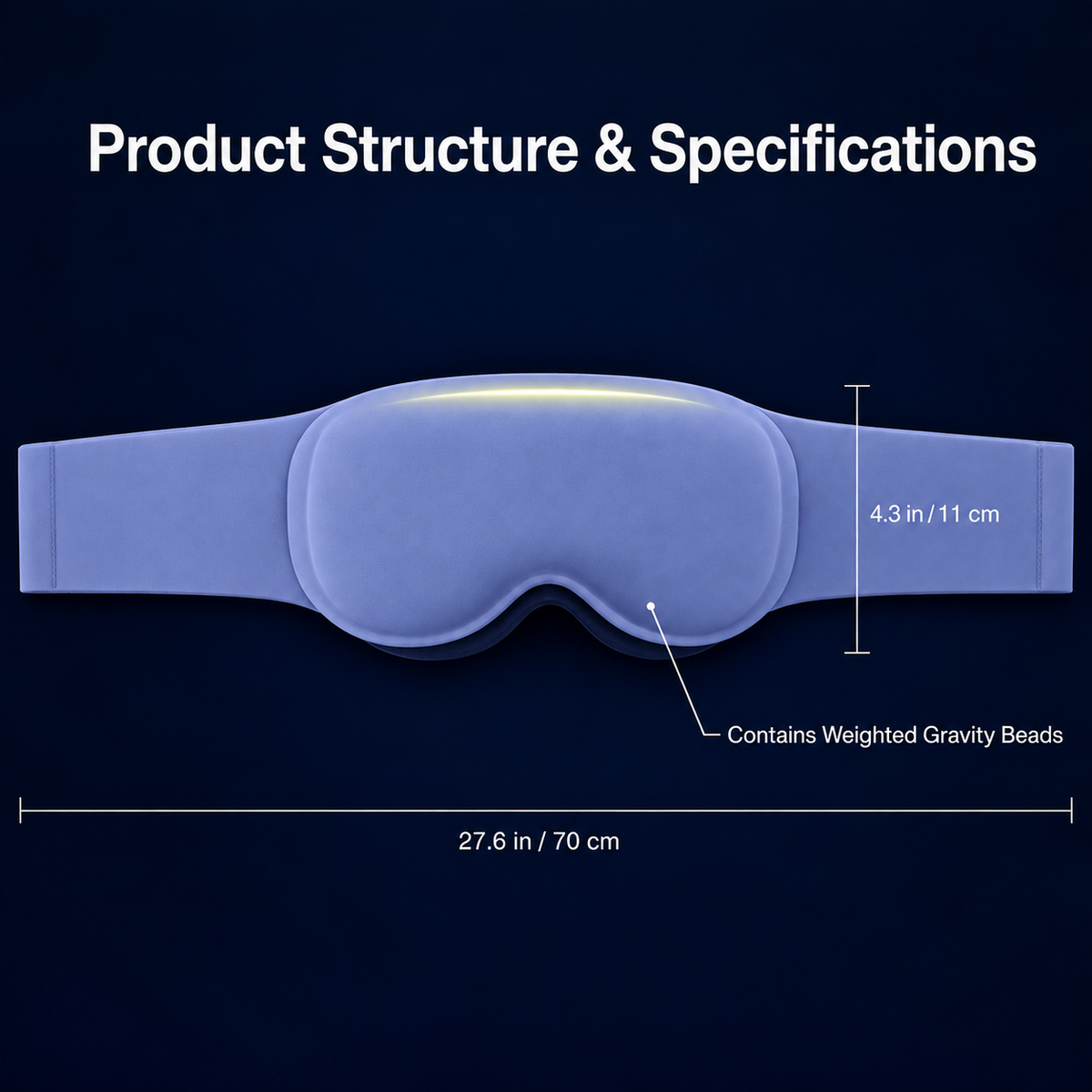 Weighted Blackout Sleep Mask