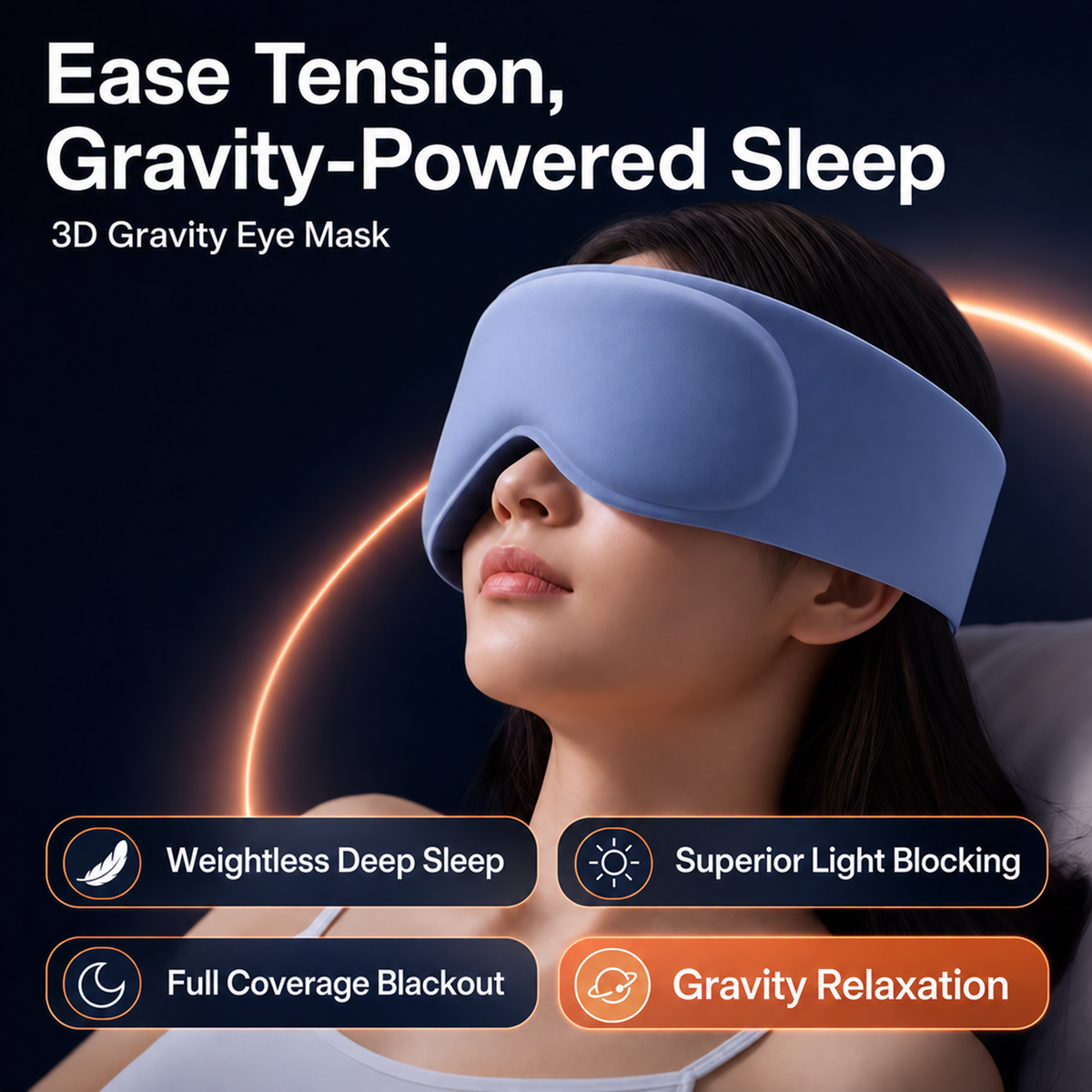 Weighted Blackout Sleep Mask