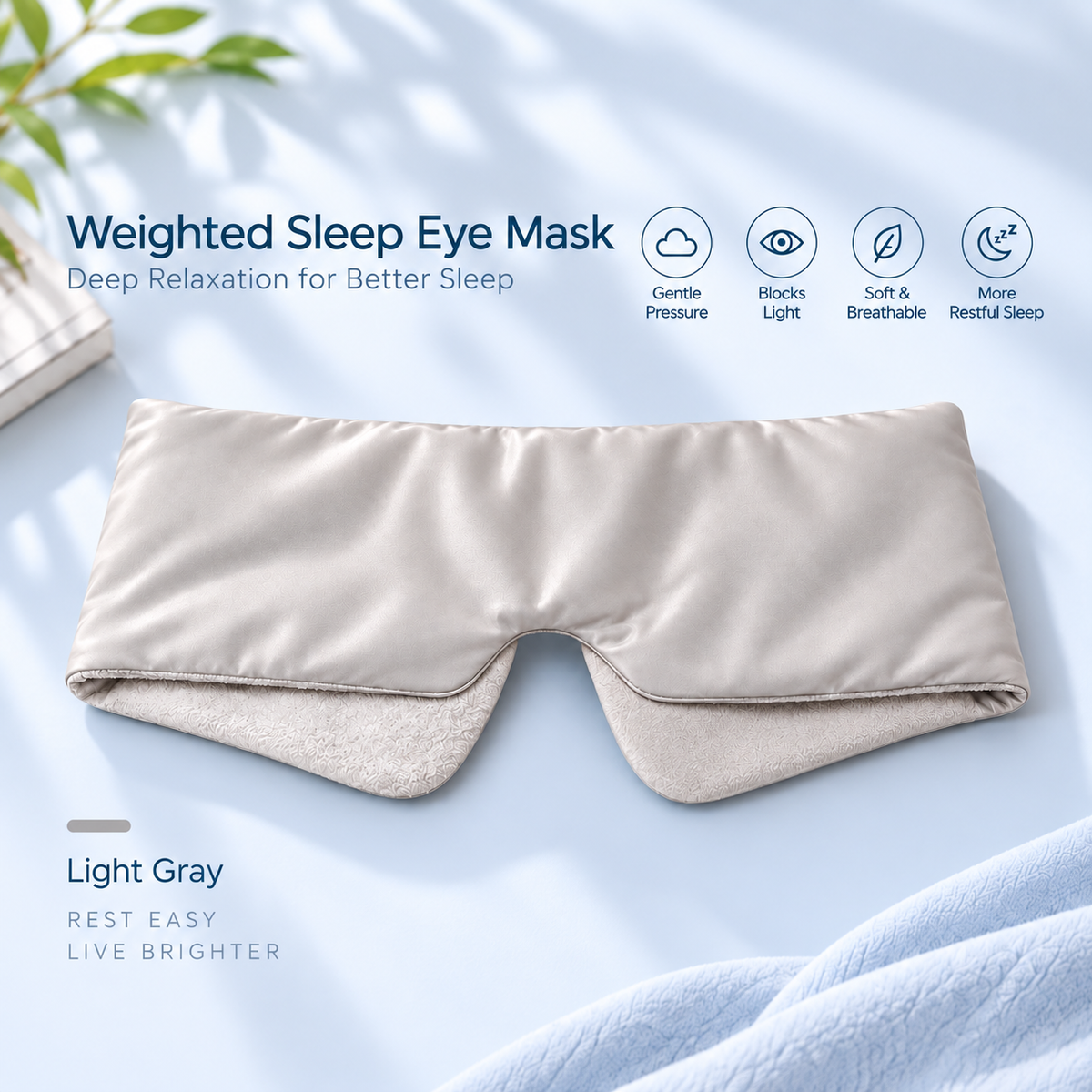 Quiet Weight — Weighted Blackout Sleep Mask