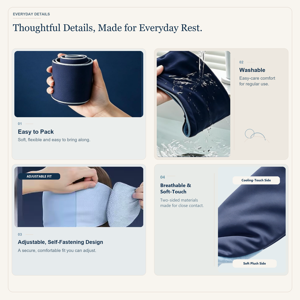 Quiet Weight — Weighted Blackout Sleep Mask