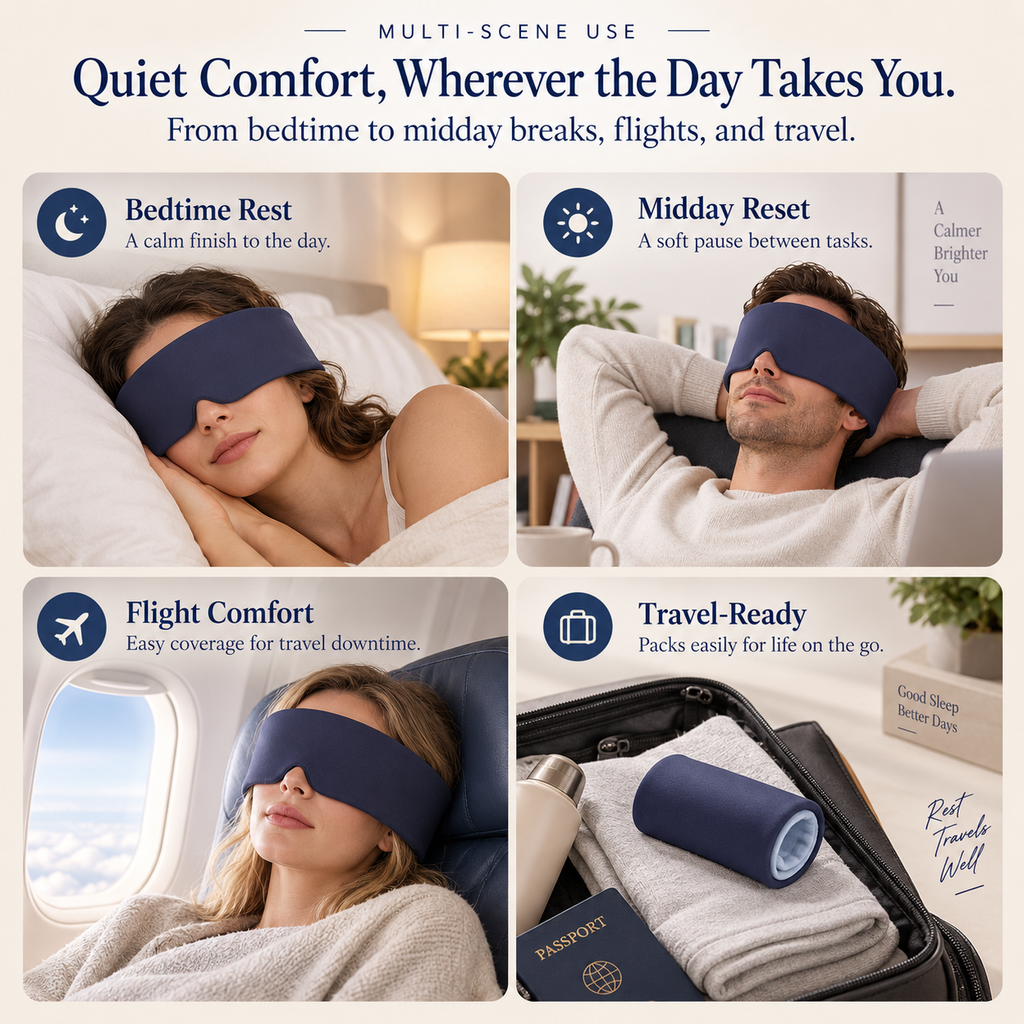 Quiet Weight — Weighted Blackout Sleep Mask