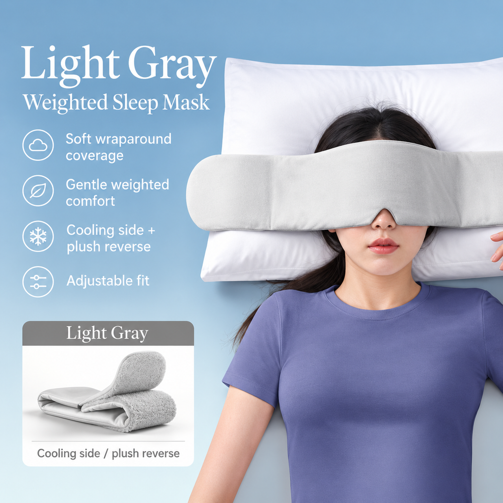 Quiet Weight — Weighted Blackout Sleep Mask