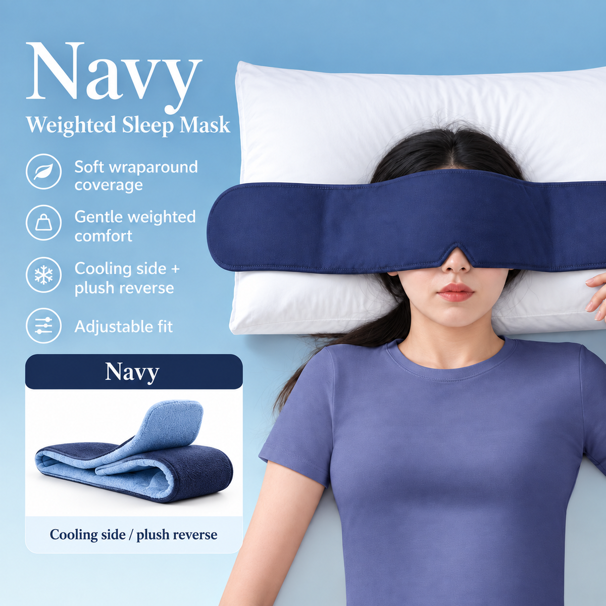 Quiet Weight — Weighted Blackout Sleep Mask